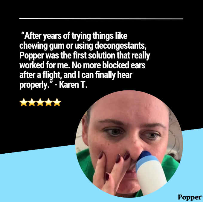 Popper™ 2.0 : get rid of blocked ears in just 2 minutes